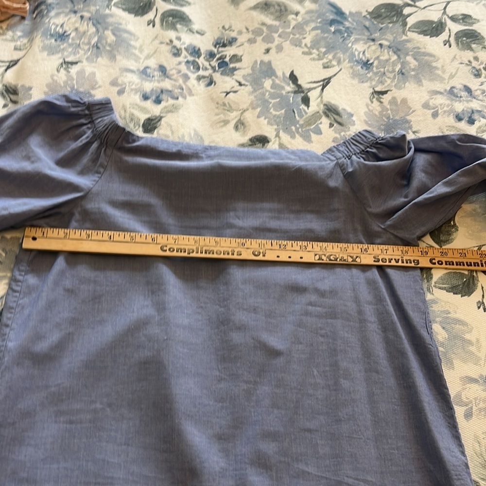 Theory periwinkle top - Picture 9 of 10